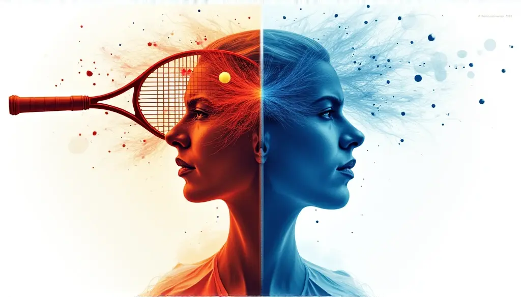 duality of the tennis mental game